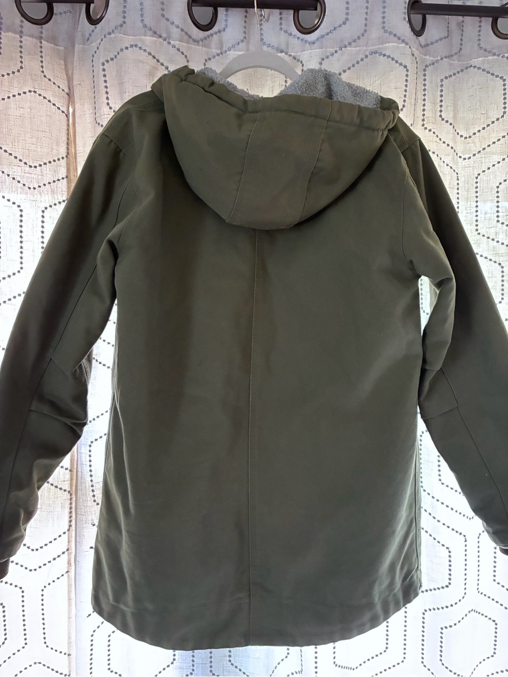 Carhartt Sherpa Lined Sierra Jacket Green XL - Picture 6 of 6